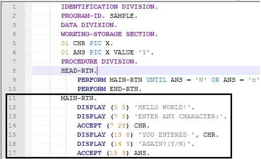cobol scrn2
